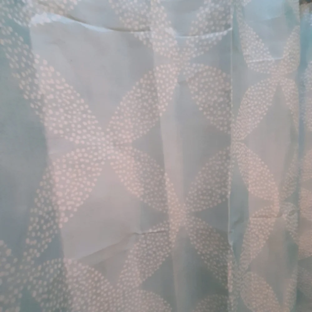 Comfort Bay shower curtain with matching curtain hooks NWT